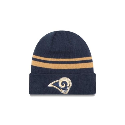 Sapca New Era Los Angeles Rams NFL Cuff Knit Beanie - Albastri